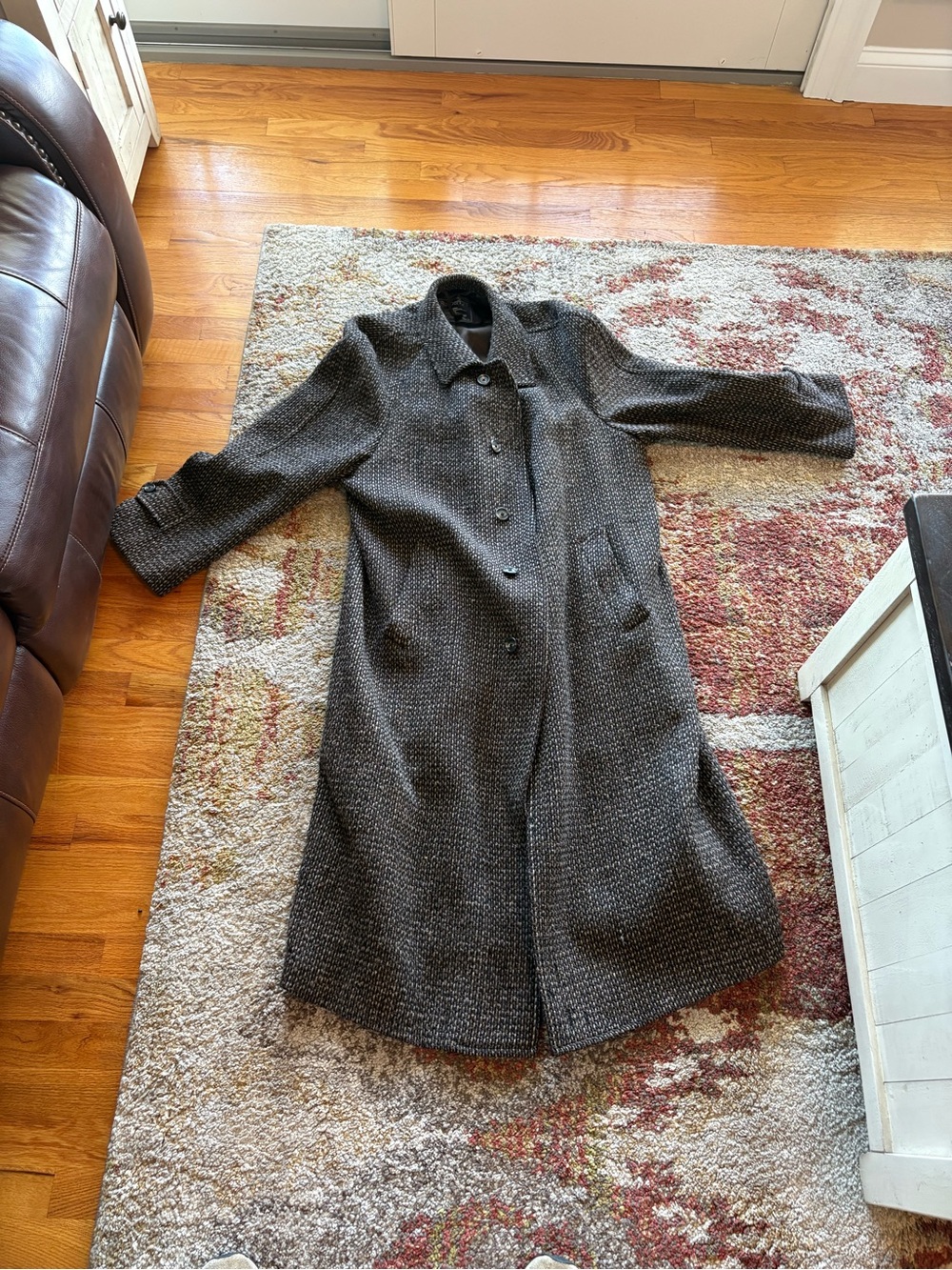 1970 Burberrys Vintage brown Wool trench coat long Barney’s Newyork unisex